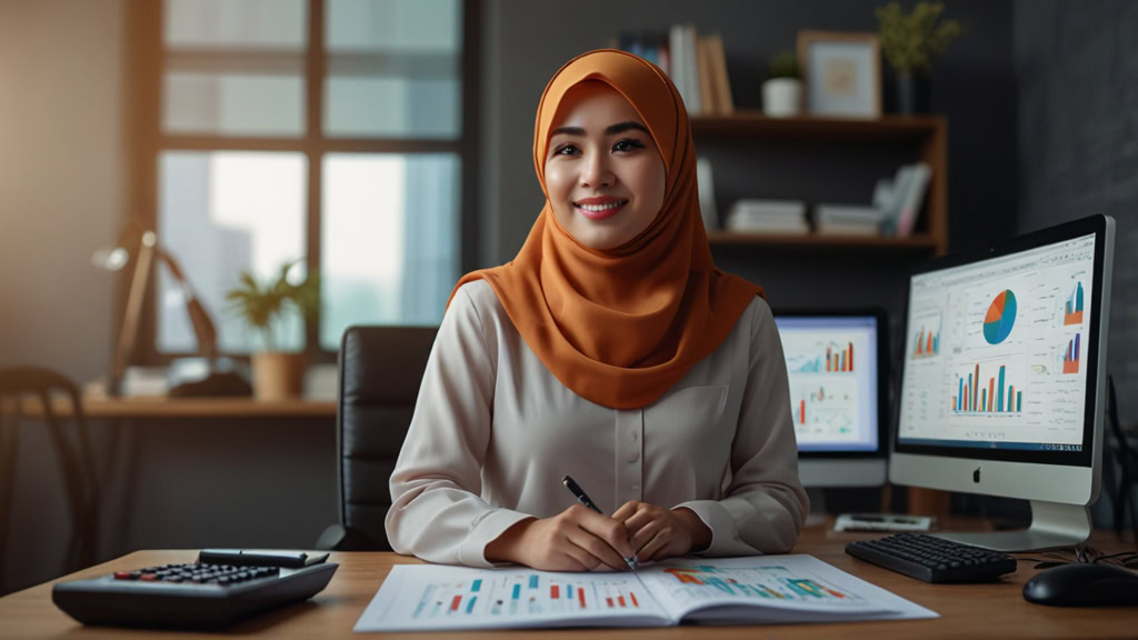 apa itu keuntungan kasar? usahawan sedang membuat kira-kira