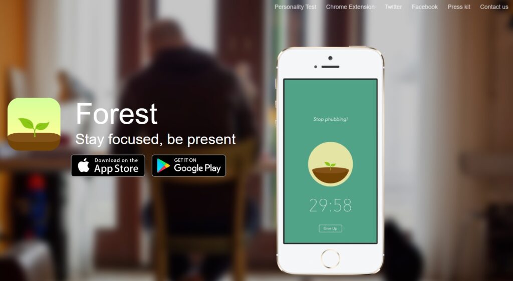 aplikasi teknik pomodoro-forest