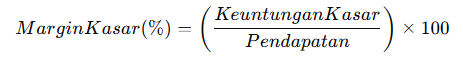 formula margin kasar