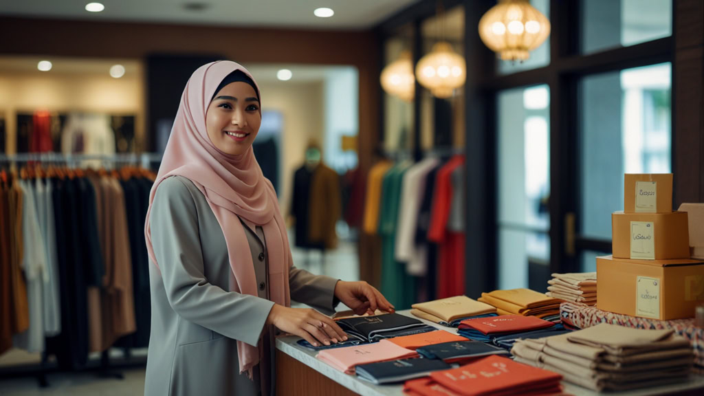 usahawan wanita sedang memikirkan teknik-teknik psychology of selling